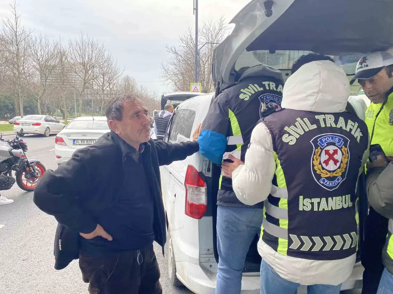 Kontrolde Ceza Yiyen Şoförden Polise Teşekkür