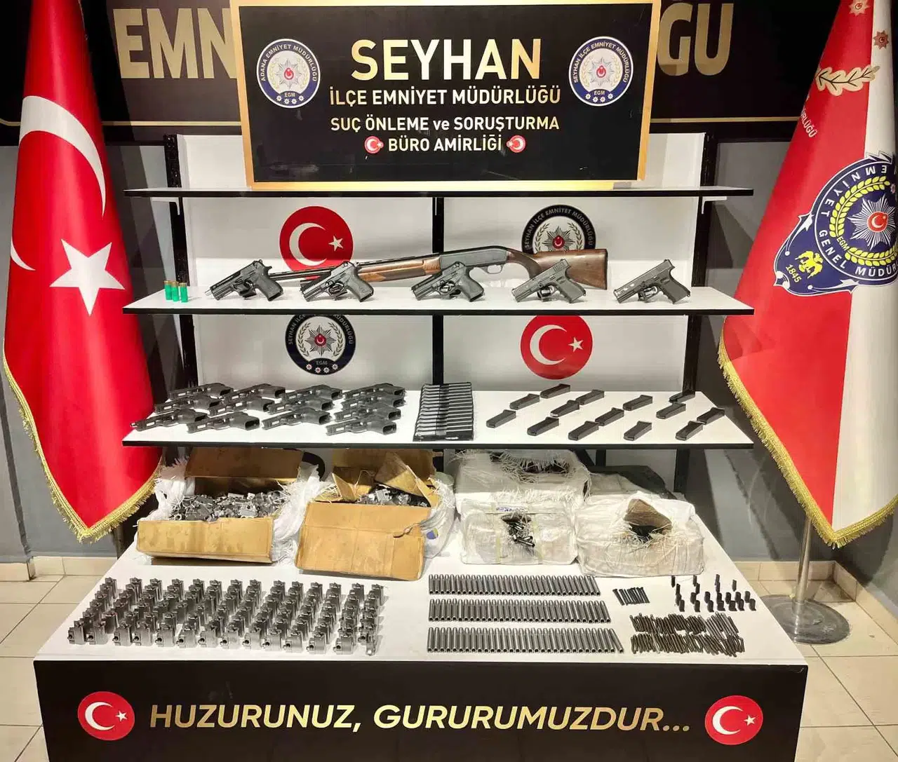 Meskenlerinde Silah Üreten Kardeşlere Seyhan Polisinden Darbe