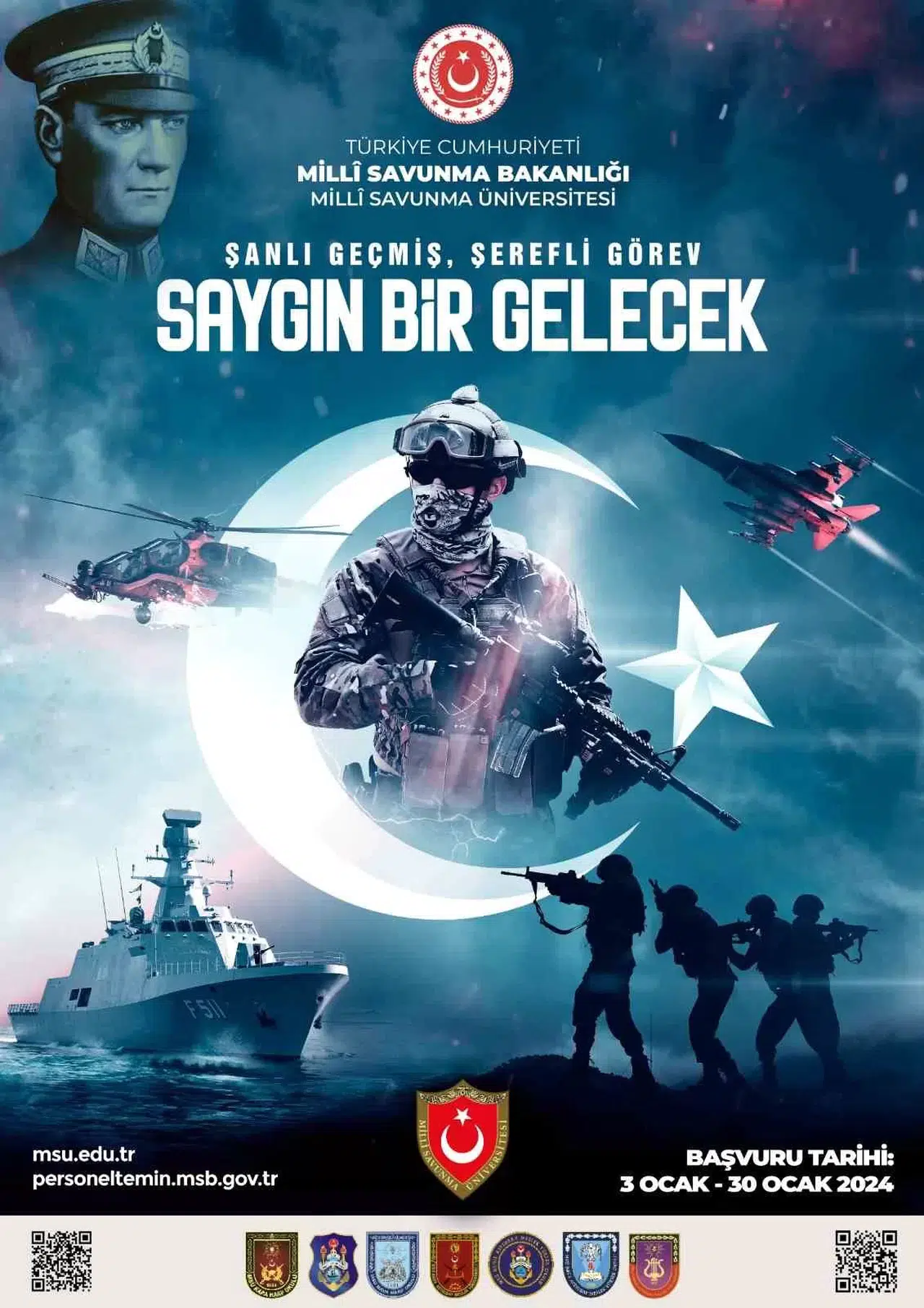 MSÜ Askeri Öğrenci Aday Belirleme İmtihanı Müracaatları İçin Son Gün