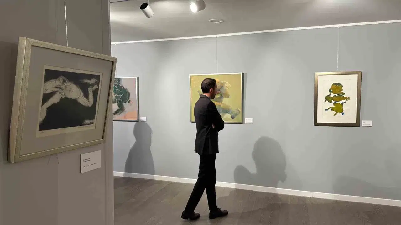 ‘Oktay Anılanmert Retrospektif’ Standı İş Sanat Ankara Sanat Galerisi’nde Açıldı