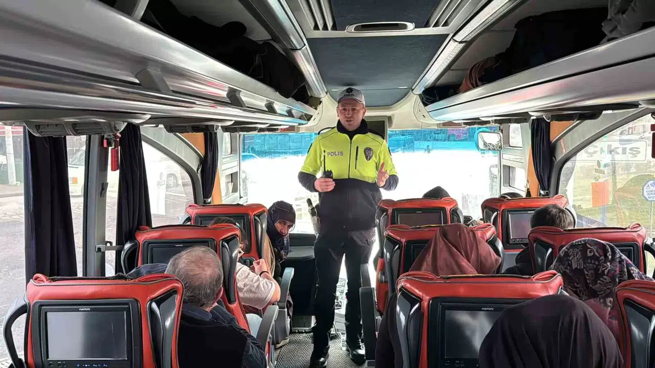 Otobüslerde Kemer Kontrolü