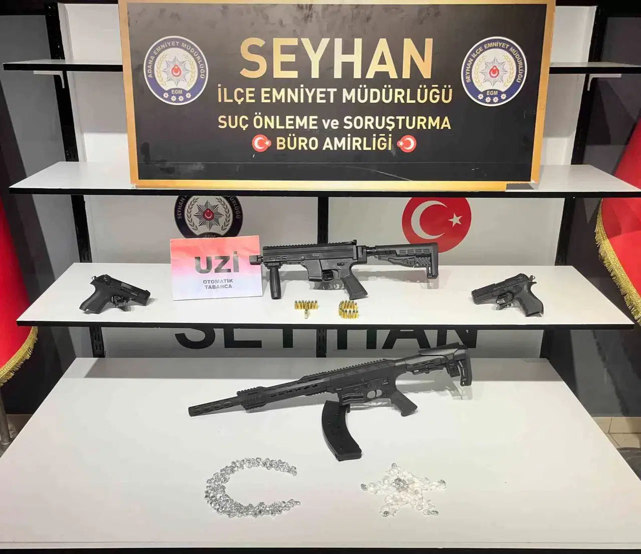 Polis, Baba ve Oğlunun Meskenine Baskın Yaptı, Meskenden Cephanelik Çıktı