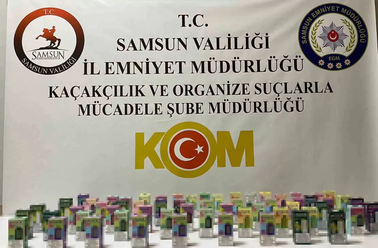 Samsun’da Kaçakçılık Operasyonu