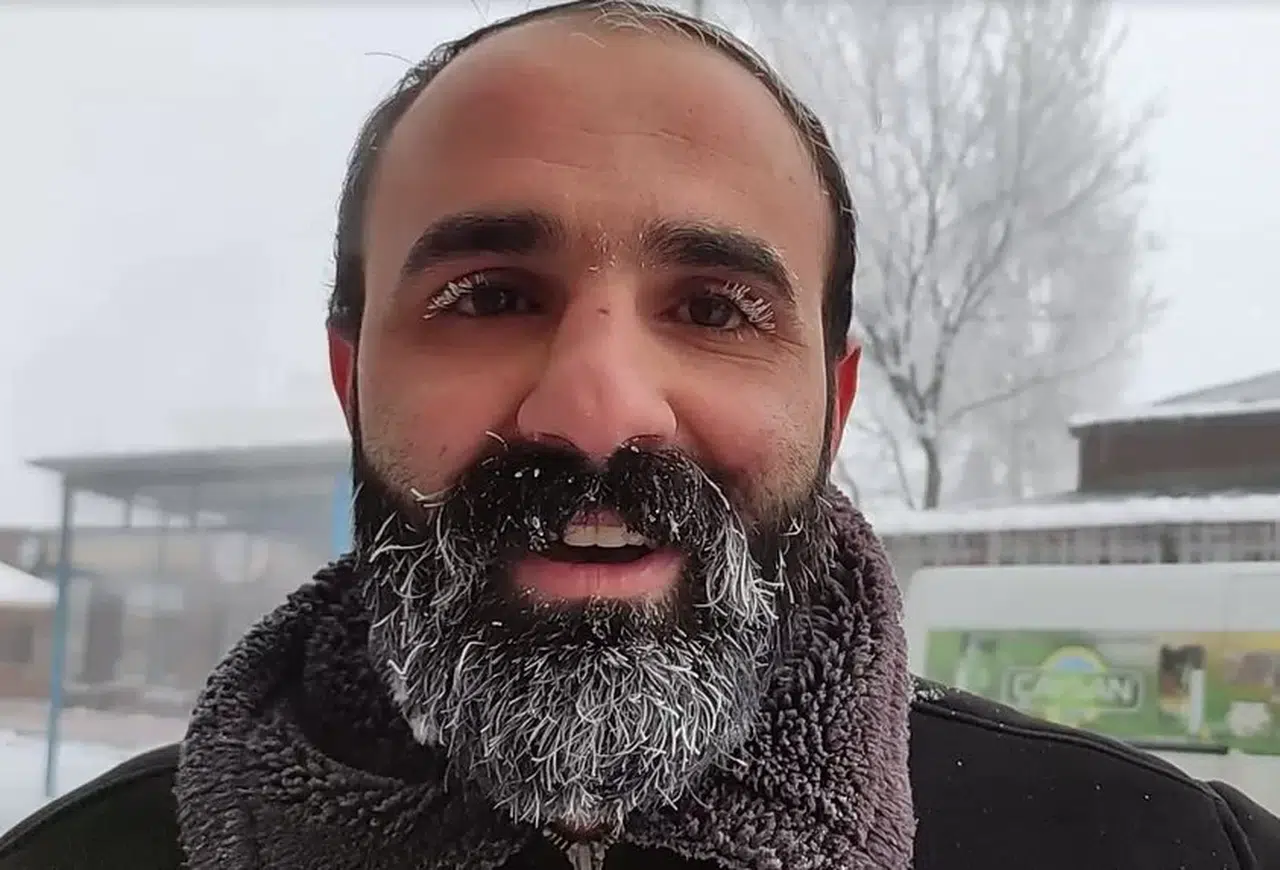 Soğuktan Kirpik ve Kaşları Dondu: Çıldır Eksi 31,5 Derece