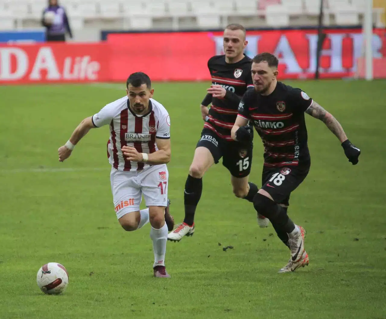 Trendyol Üstün Lig: Sivasspor: 2 - Gaziantep Fk: 2  (Maç Sonucu)
