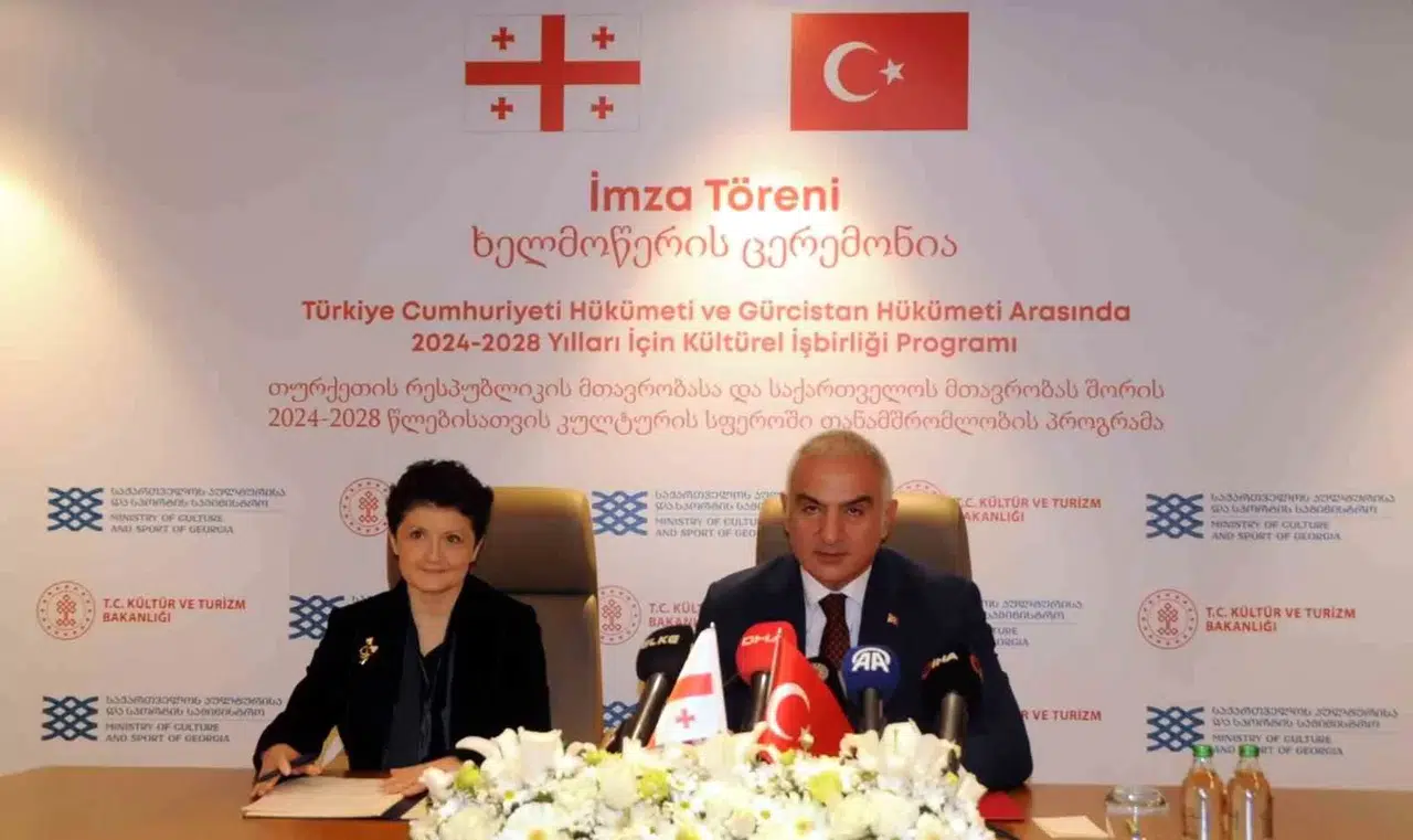 Türkiye ve Gürcistan Ortasında Kültürel İşbirliği Mutabakatı İmzalandı