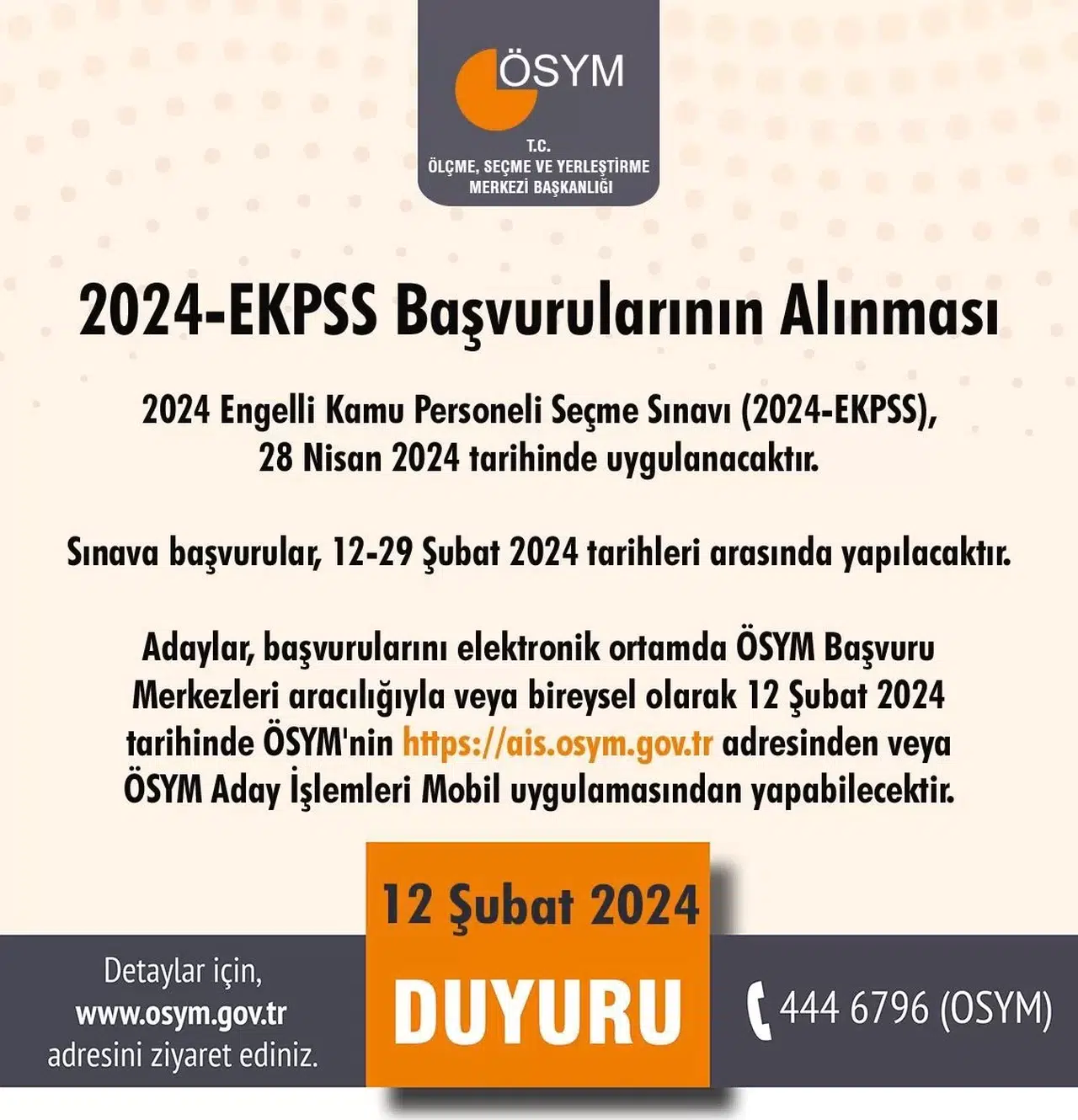 2024 Ekpss Müracaatları Başladı