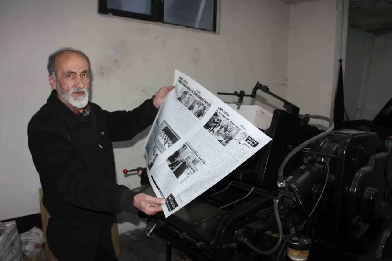 55 Yıldır Matbaacılık Yapıyor, Bir Çırak Bulduğu Gün Mesleği Bırakacak