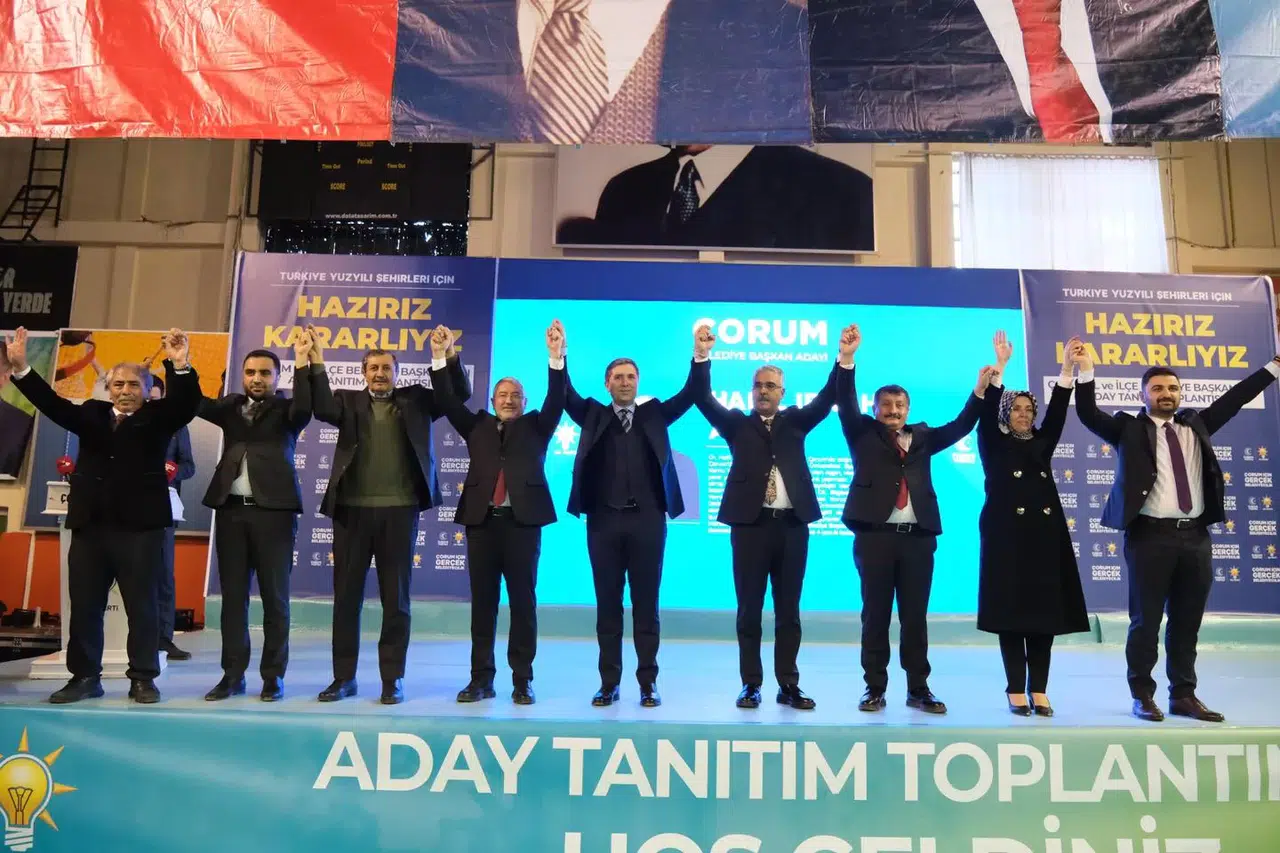 İşte AK Parti’nin Çorum Belediye Başkan Adayları