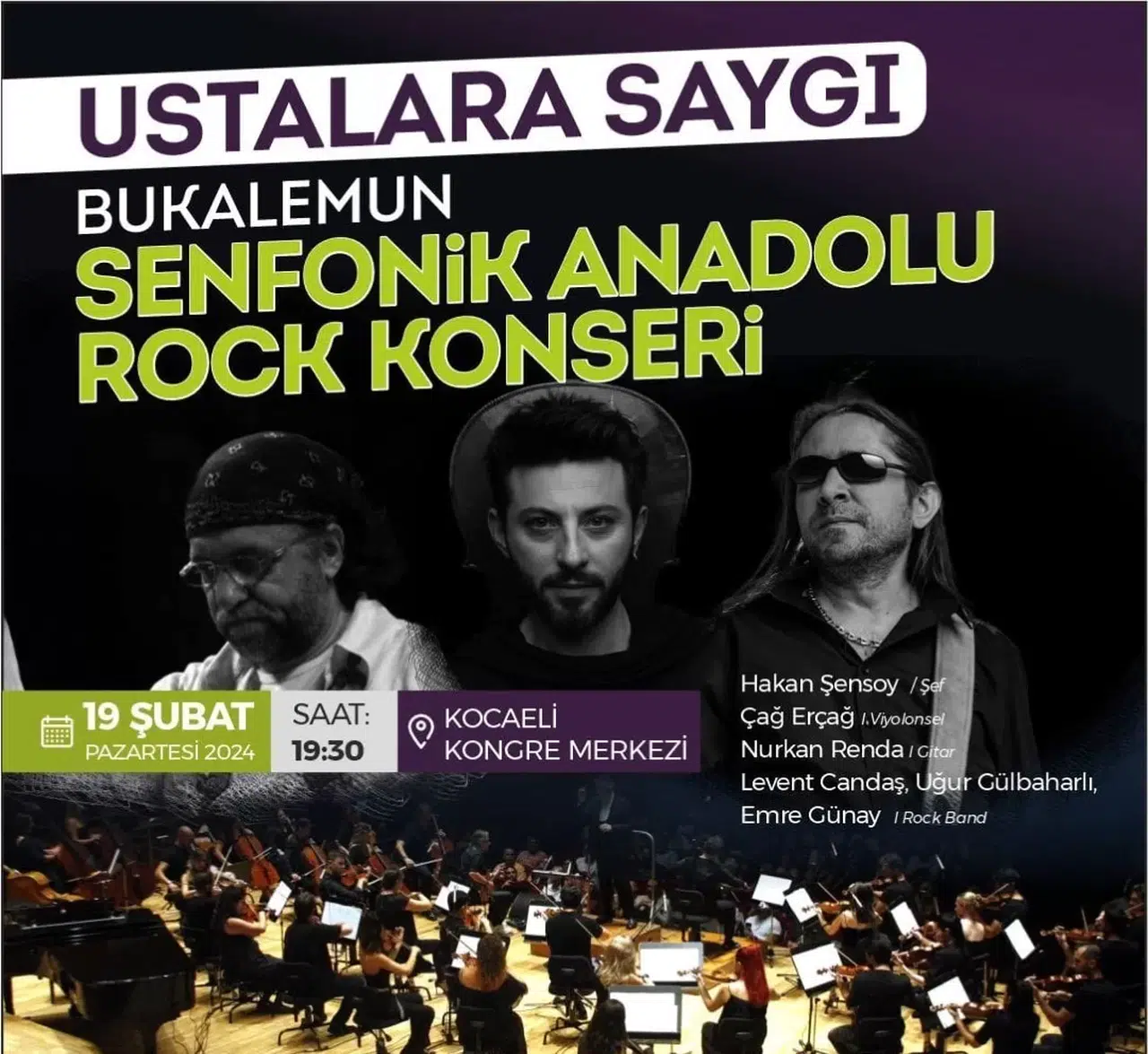 Anadolu Rock’un Ustalarına Hürmet Konseri