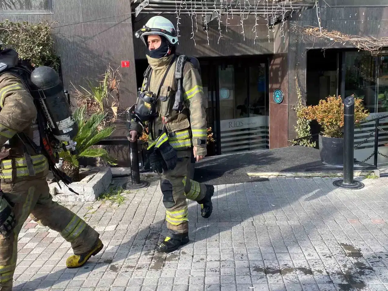 Bakırköy’de Otelde Yangın Paniği