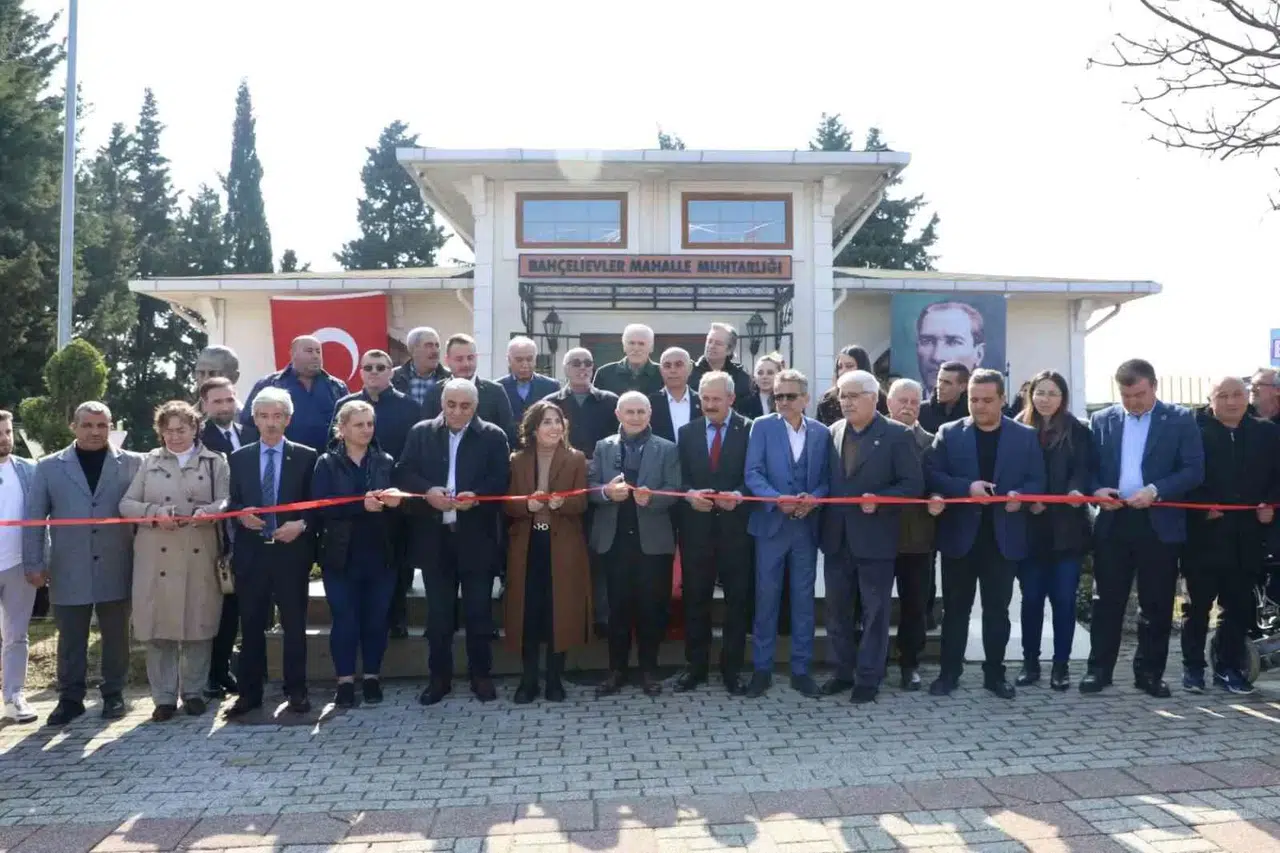 Büyükçekmece Bahçelievler Mahalle Muhtarlığı Merasimle Açıldı