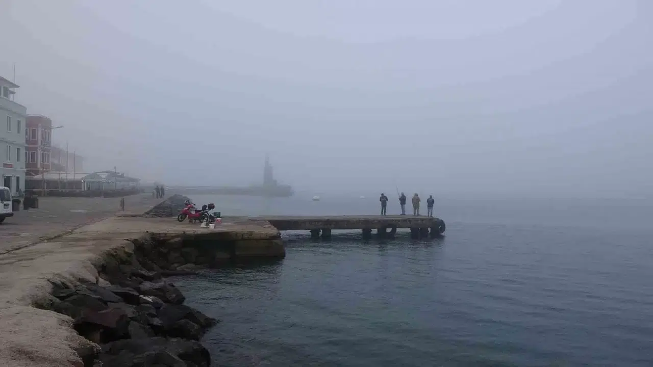 Çanakkale’de Sis Tesirli Olmaya Devam Ediyor