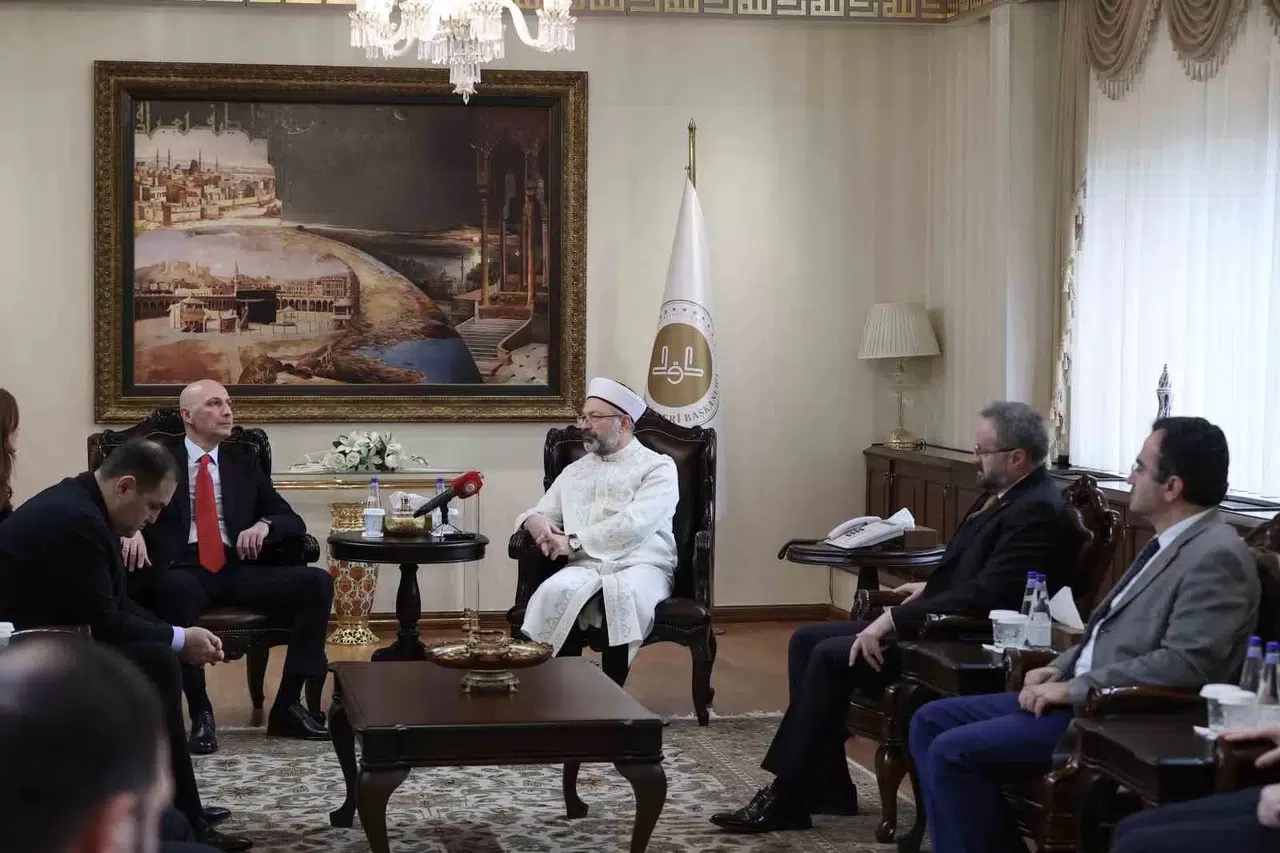 Diyanet İşleri Lideri Erbaş, Gürcistan Devlet Din İşleri Ajansı Lideri Vashakmadze’yi Kabul Etti