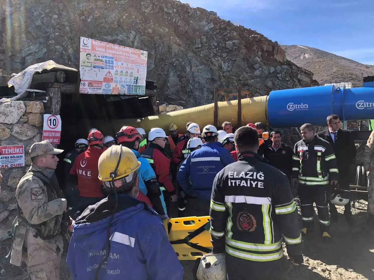 (Düzeltme) Elazığ’da Maden Ocağında Göçük: 3 Personel Kurtarıldı, 1 Personel Göçük Altında