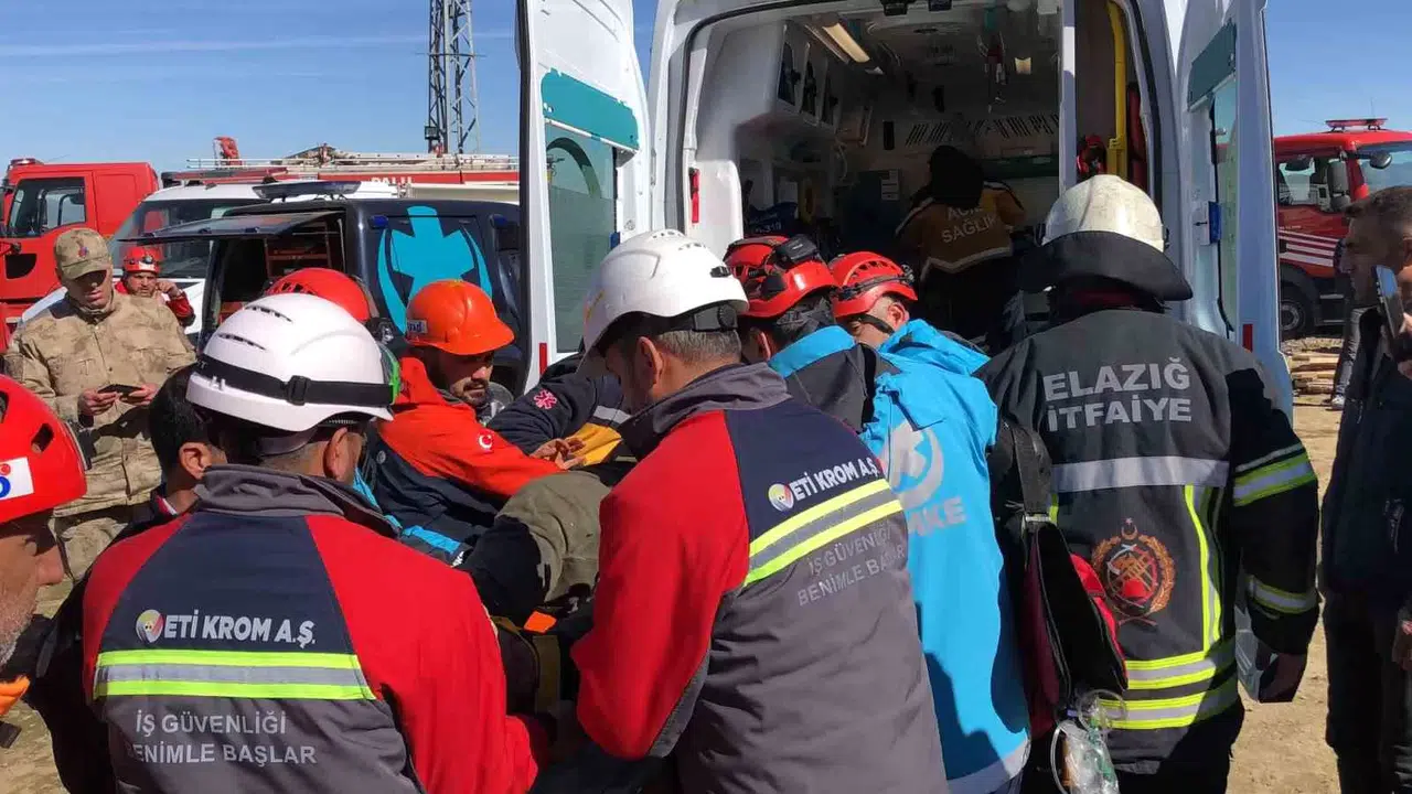 Elazığ’da Maden Ocağında Göçük: 3 Emekçi Kurtarıldı, 1 Personel Göçük Altında