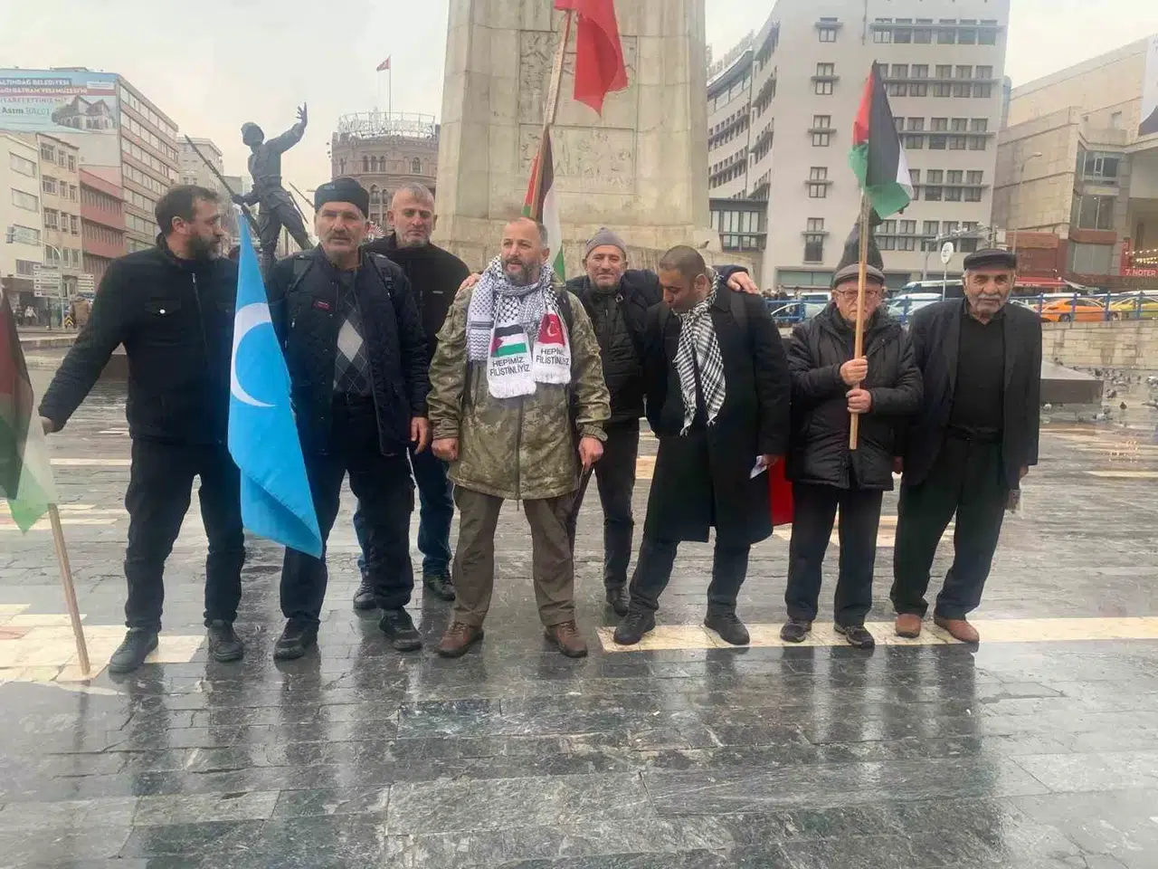 Filistin’e Takviye İçin İstanbul’dan Ankara’ya Yürüdüler