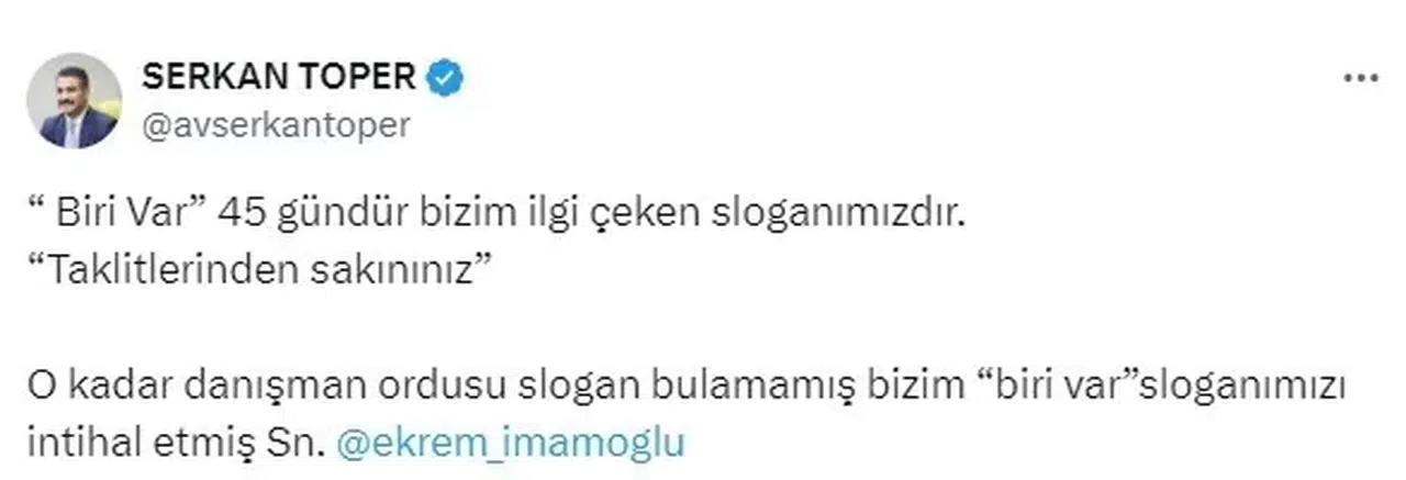İmamoğlu’nun Seçim Müziğindeki Slogan Çalıntı Çıktı