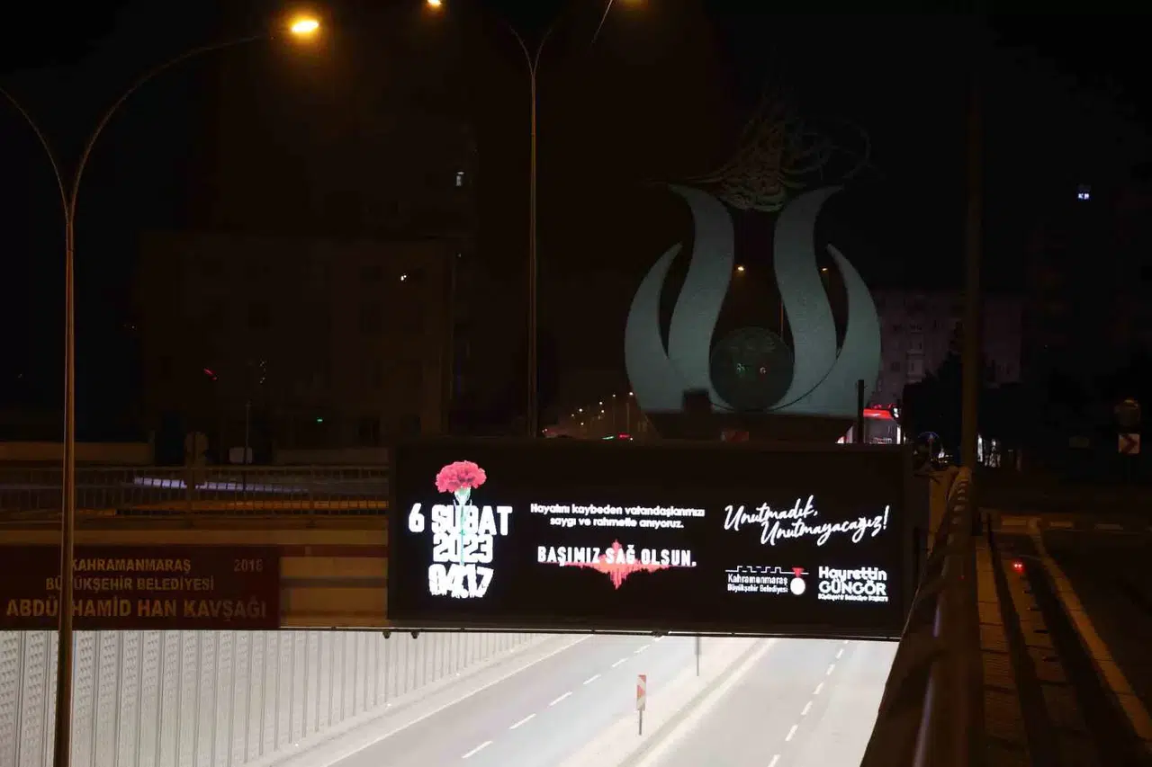 Kahramanmaraş’ta Zelzele Şehitleri Anılıyor