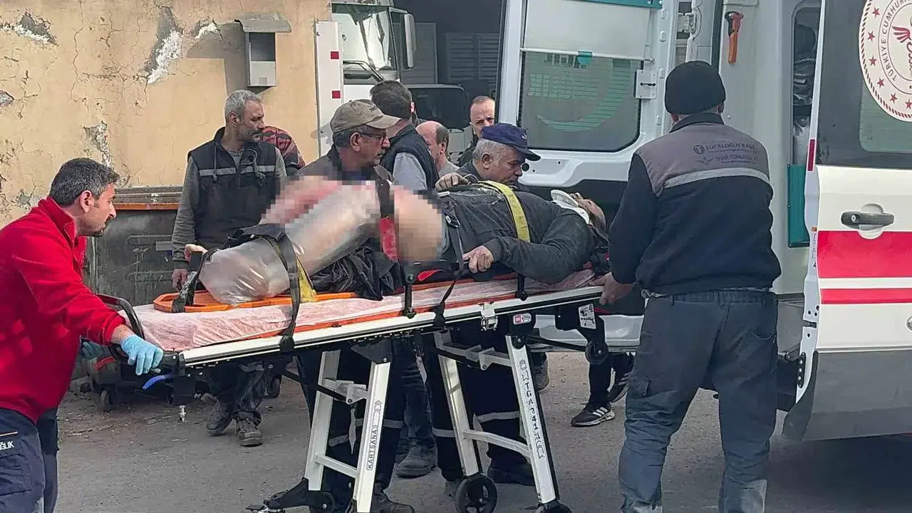 Kasanın Altında Kalan Emekçi Ağır Yaralandı