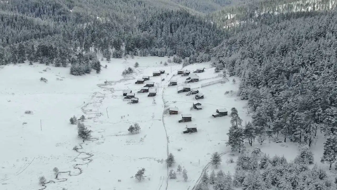 Kastamonu’nun Yaylalarında Kartpostallık Kış Manzaraları
