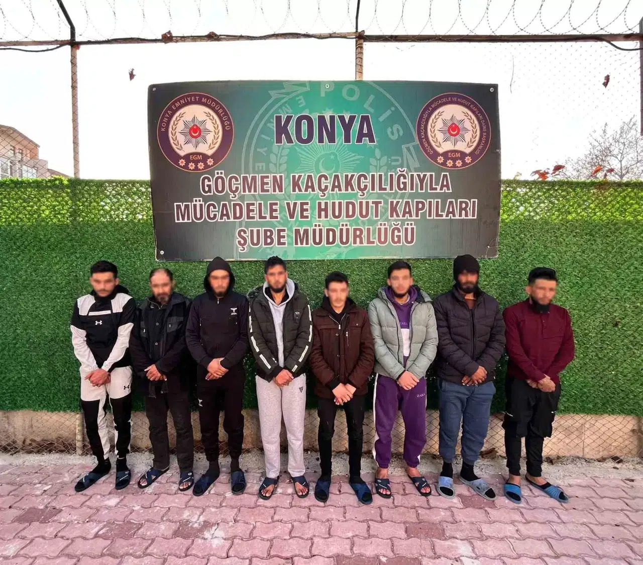 Konya’da 13 Sistemsiz Göçmen Yakalandı