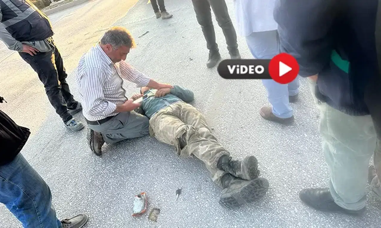 Kırmızı Işıkta Geçen Motosiklet, Otomobille Çarpıştı