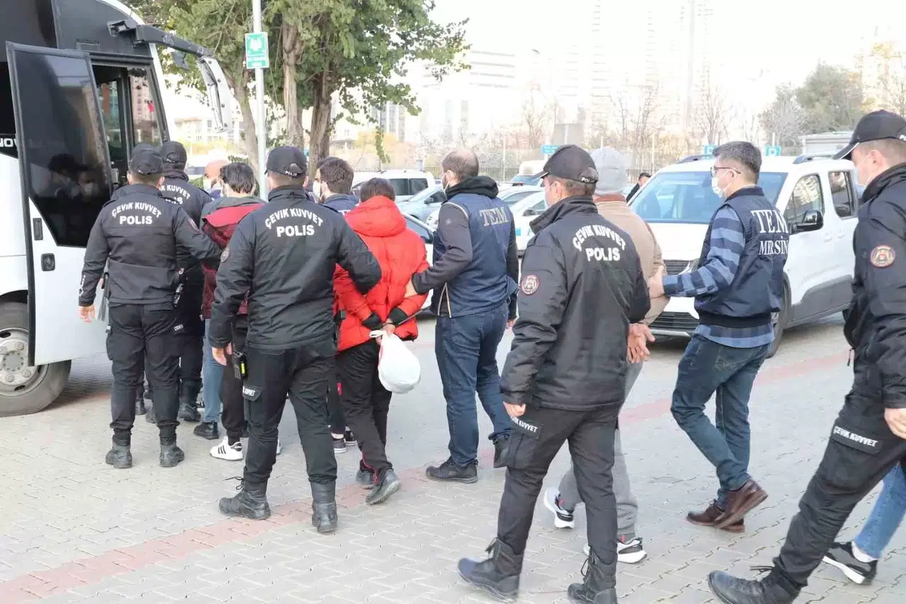 Mersin’deki DEAŞ Operasyonunda 9 Tutuklama