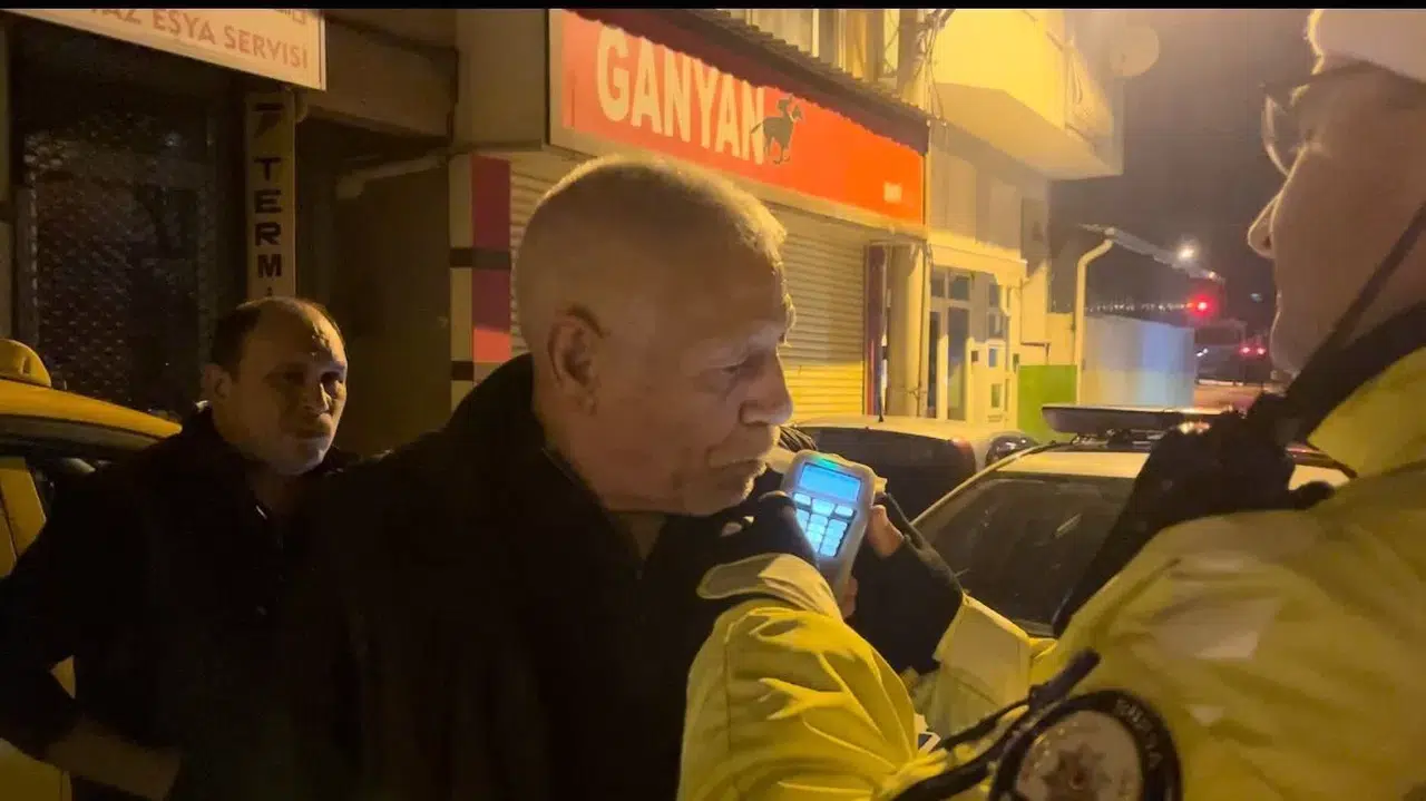 (Özel) Alkollü Şoför Uygulamadan Kaçtı, Yakalanınca “Ben Mi Kaçtım Allah Allah”  Dedi