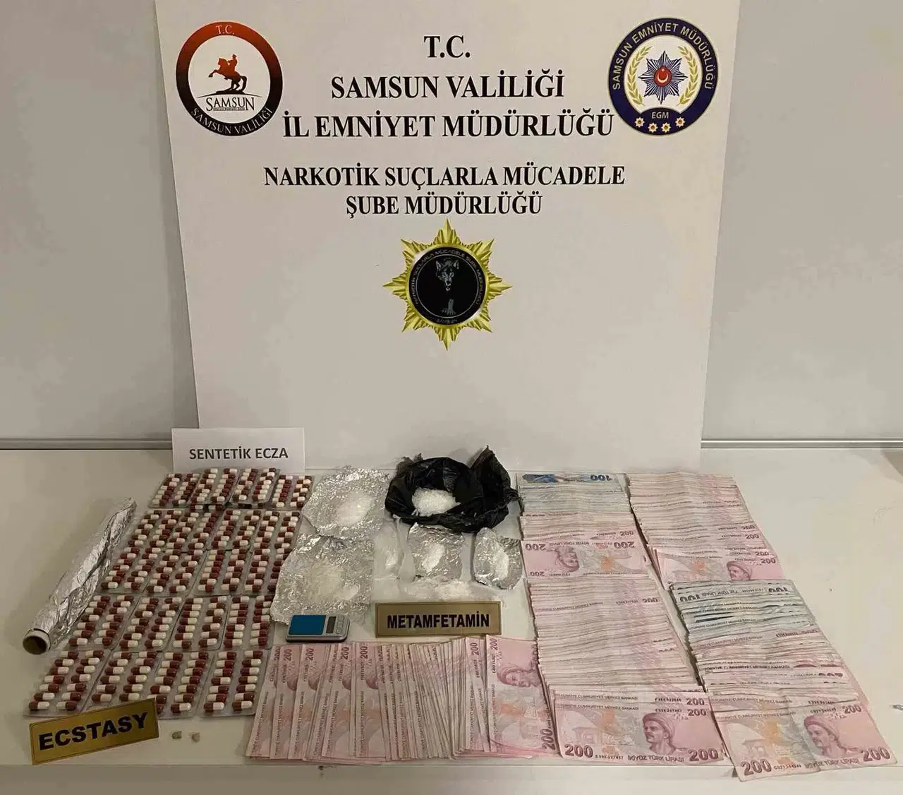 Samsun’da Narkotik Uygulaması: 35 Kişi Yakalandı