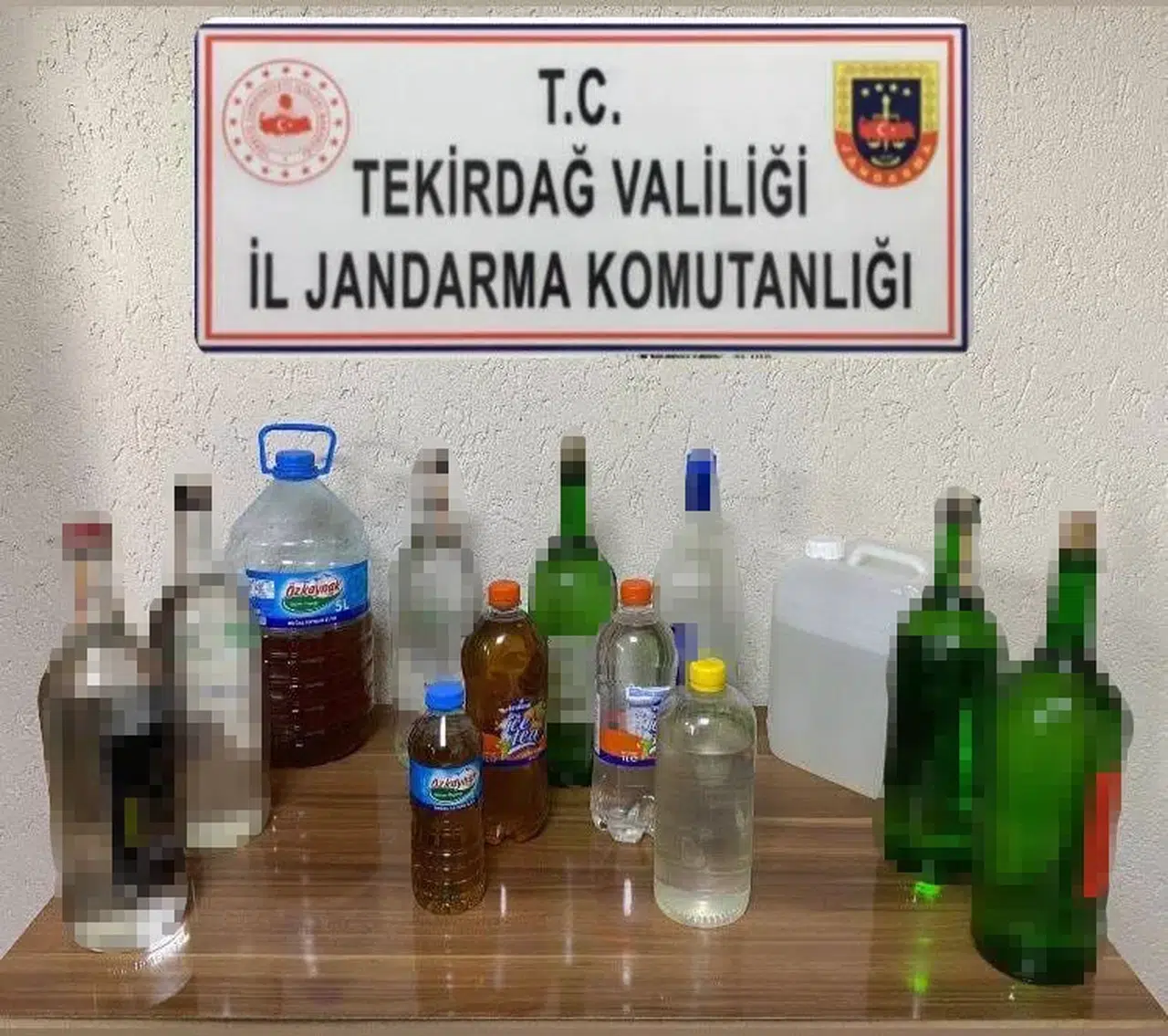 Tekirdağ’da Kaçak İçki ve Uyuşturucu Operasyonu