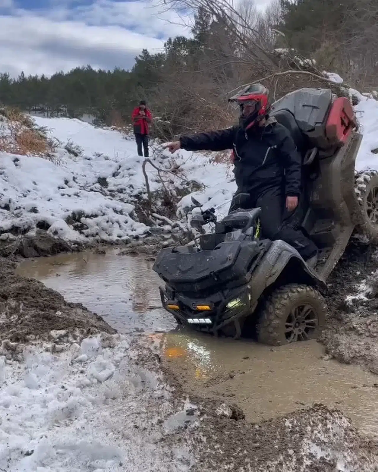 Tokat’ta Atv Tutkunu Komik Anlarıyla Yüzleri Güldürdü