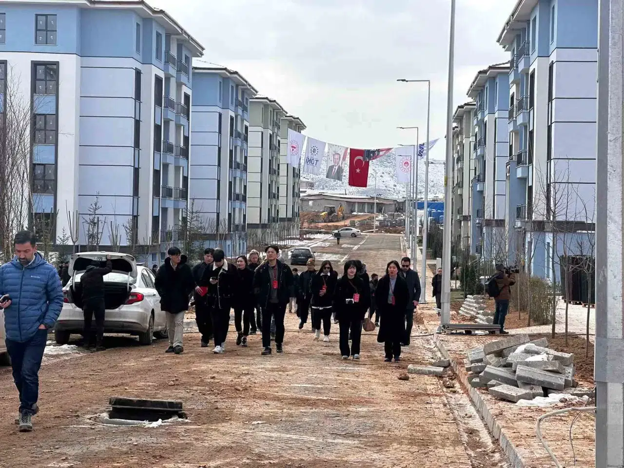 Yabancı Basın Kuruluşları Malatya’da Zelzele Çalışmalarını Yerinde Gördü