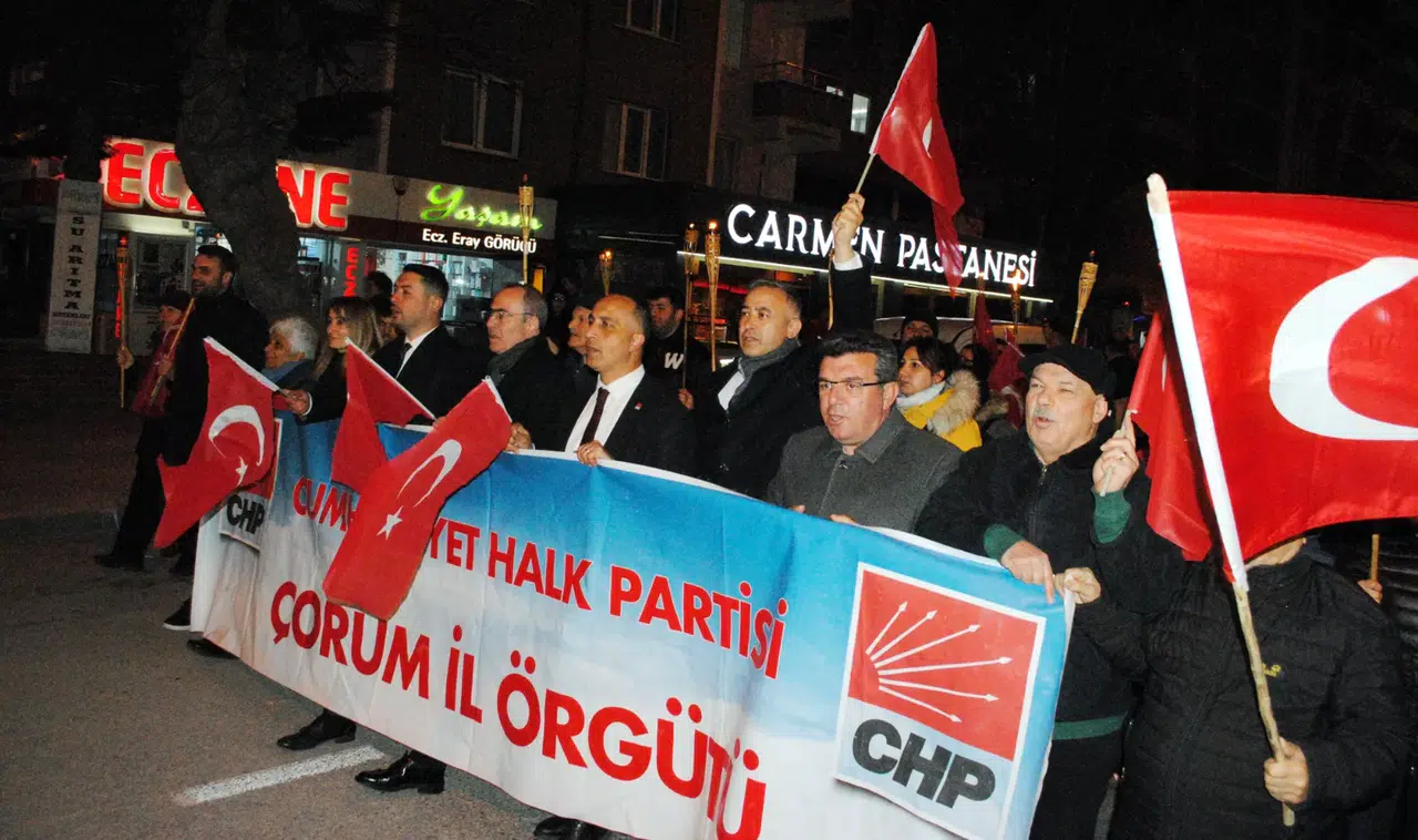 CHP’liler, Çanakkale Şehitleri İçin Yürüdü