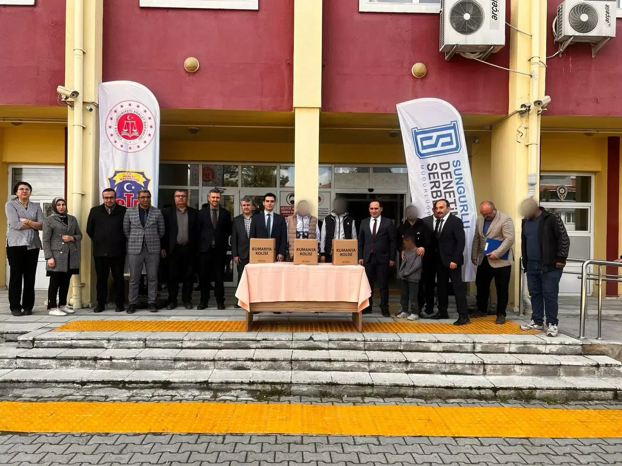 Çorum’da Yükümlülere Gıda Yardımı