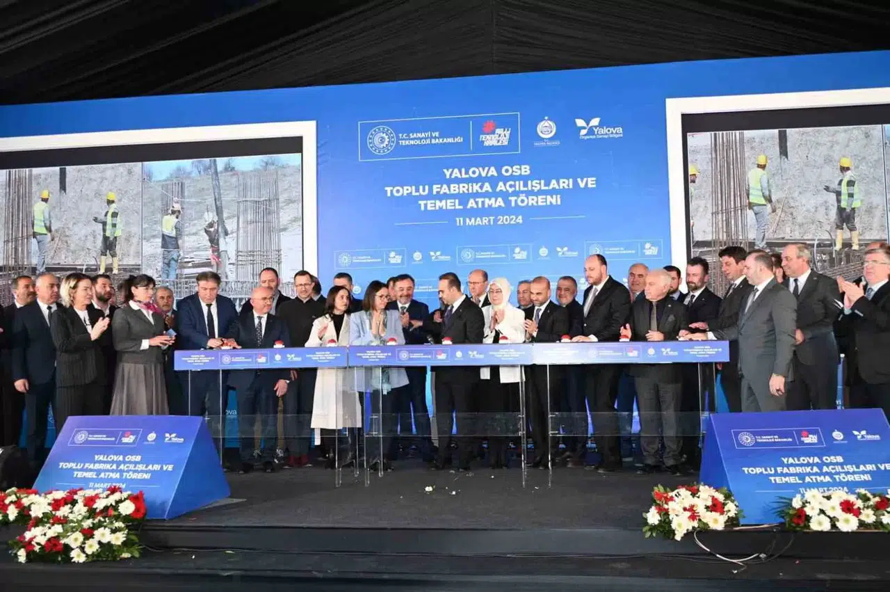 Bakan Kacır, Yalova Makine Osb’de Toplu Temel Atma ve Açılış Merasiminde Konuştu
