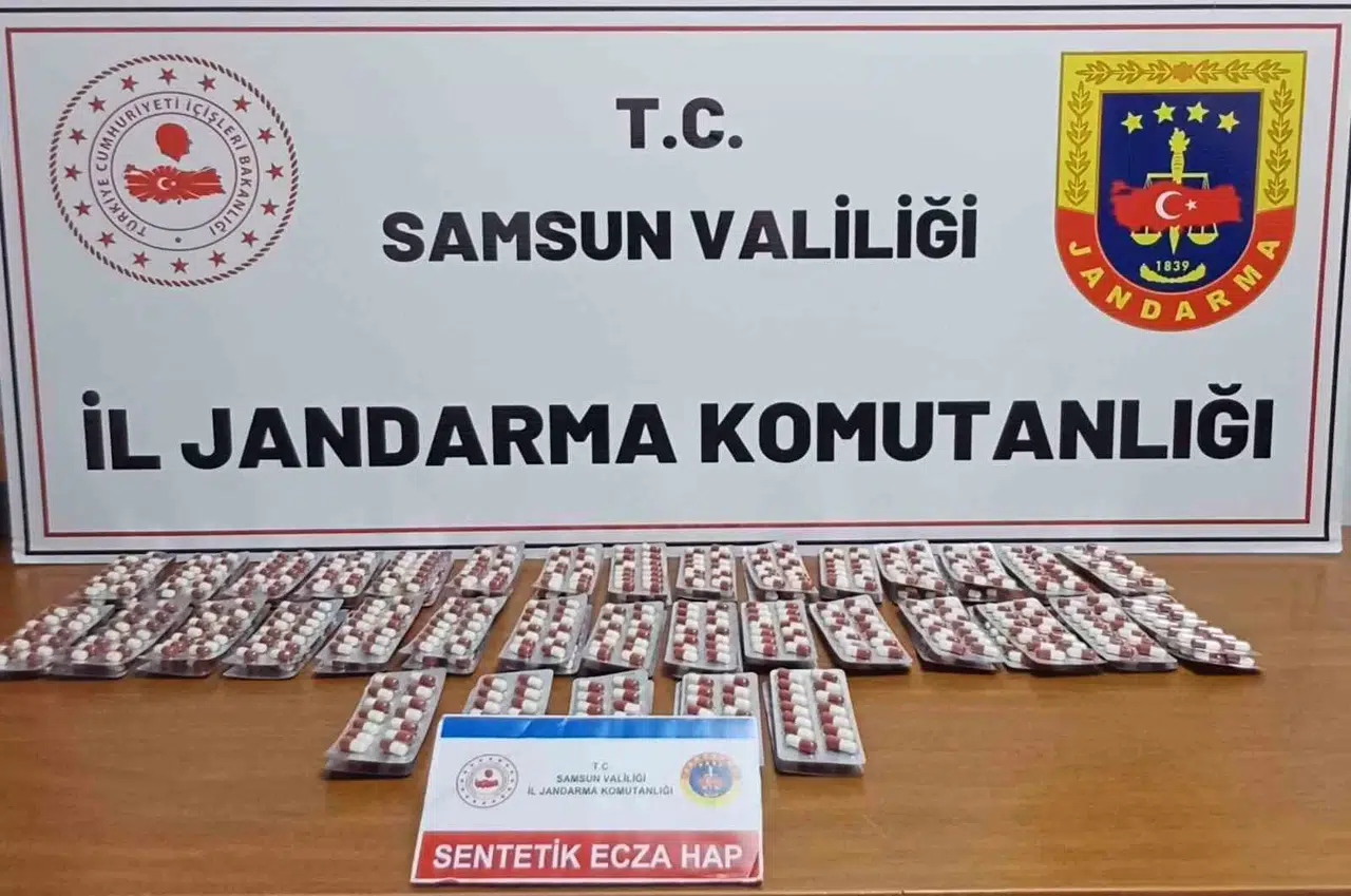Bin 155 Adet Sentetik Ecza ile Yakalanan Şahıs Gözaltına Alındı