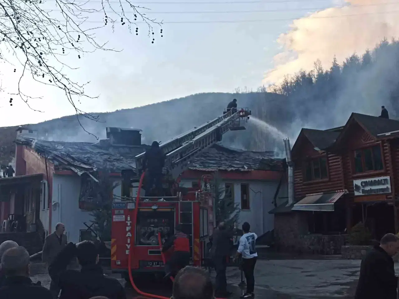 Bingöl’de Termal Tesislerde Yangın