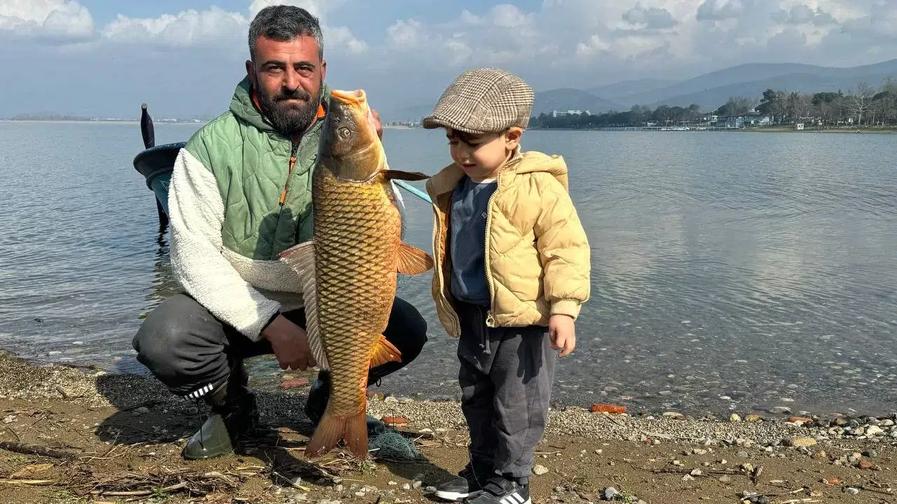 İznik Gölü’nde Sazan Rahmeti