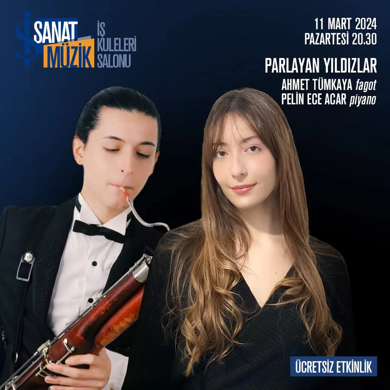 Parlayan Yıldızlar Konserlerinde Pelin Ece Acar ve Ahmet Tümkaya Seyirciyle Buluşuyor