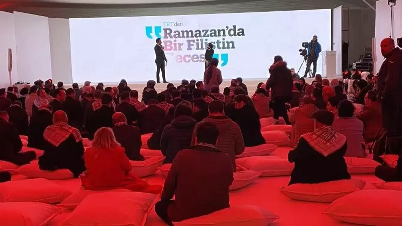 TRT’nin "Ramazan’da Bir Filistin Gecesi" Aktifliğinin Birincisi Düzenlendi