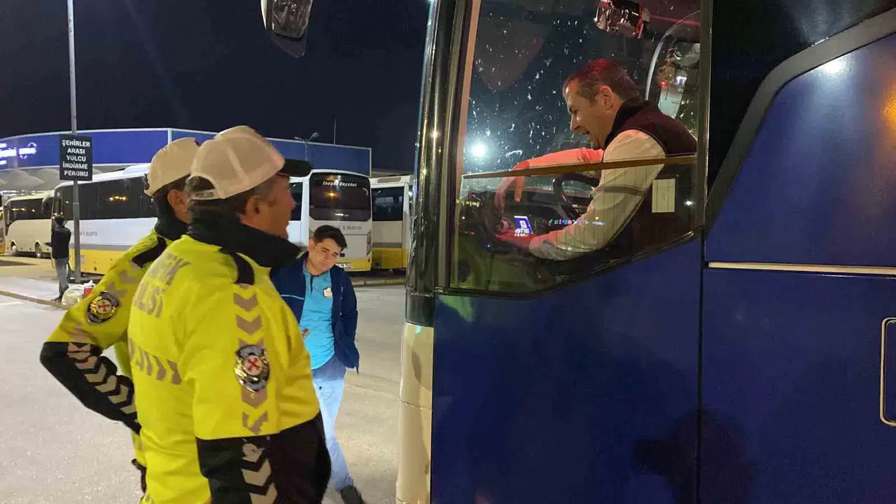 Bursa’da Otobüslere Bayram Kontrolü