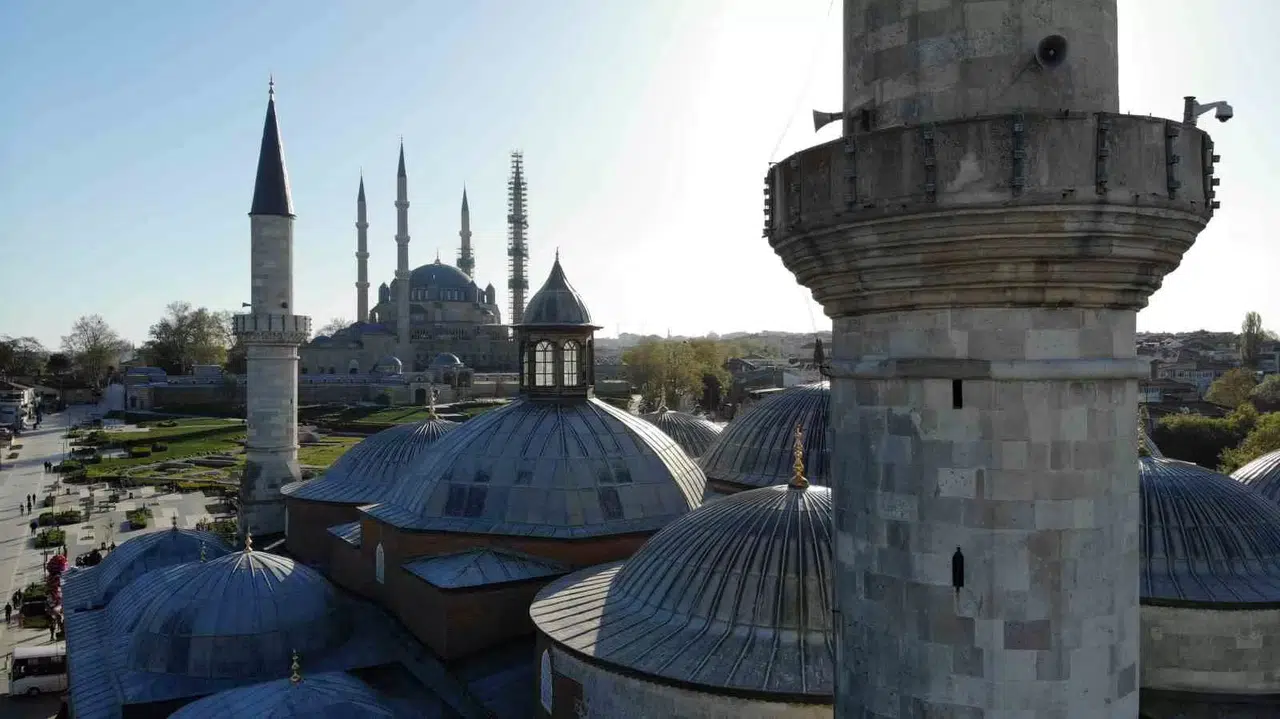 Edirne’de Ramazan Bayramı Namazında Mescitler Doldu Taştı