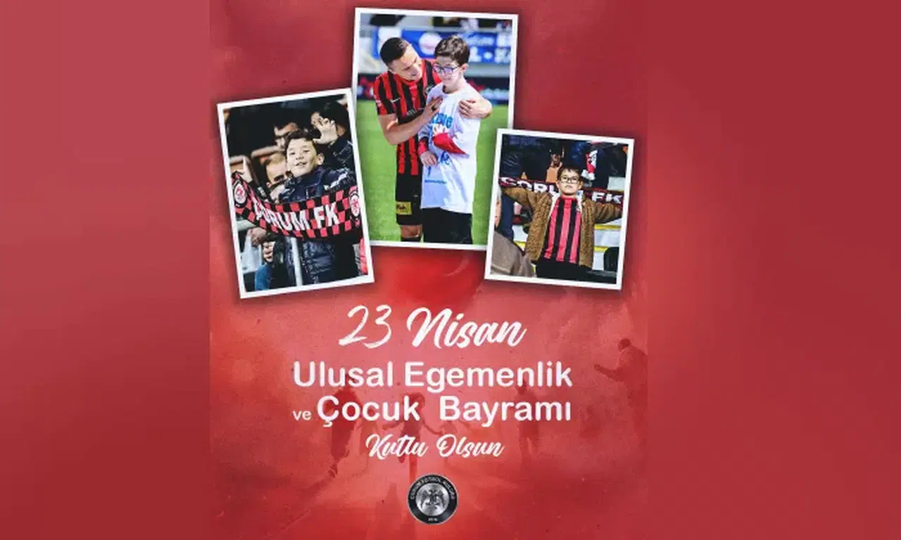 Kırmızı-Siyahlılardan 23 Nisan Paylaşımı