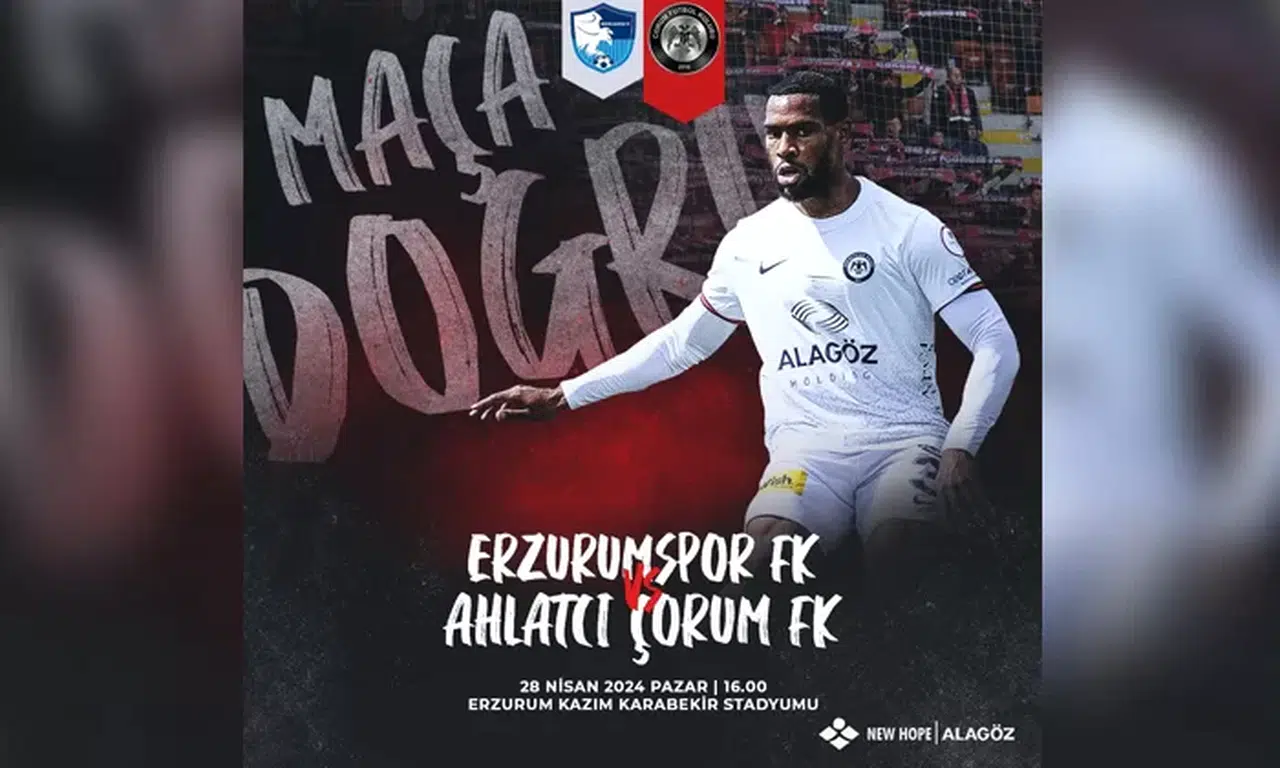 Erzurumspor - Ahlatcı Çorum FK Maçı Hangi Kanalda?