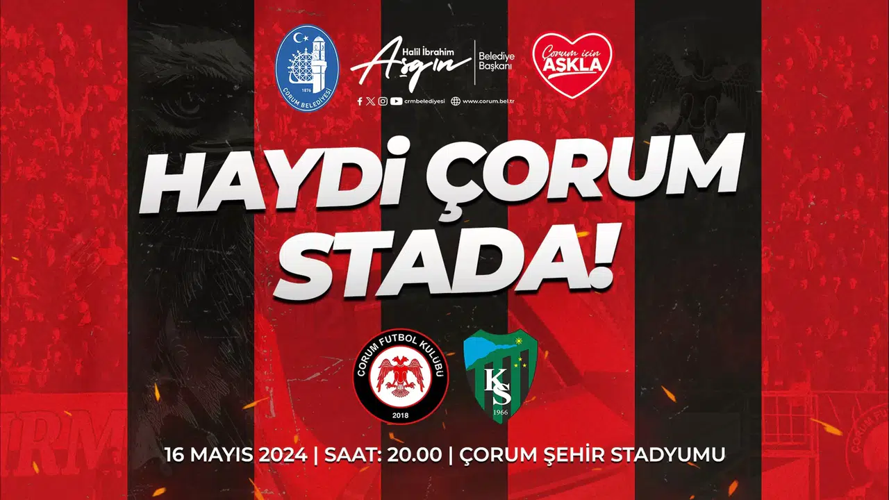 Belediyeden Çorumlulara Çağrı