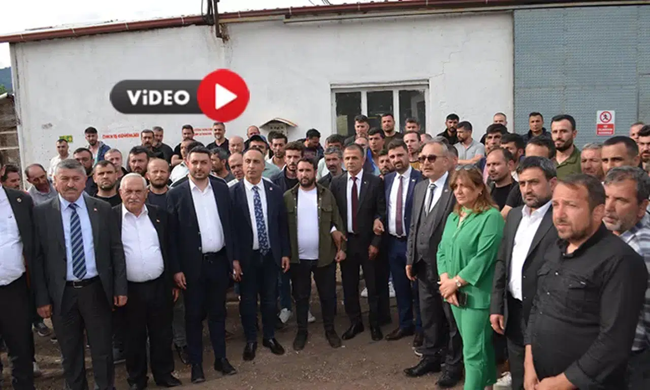 Toprak Kayması Sonrası İşçiler İzne Çıkarıldı, 150 Kişi Eylem Başlattı!