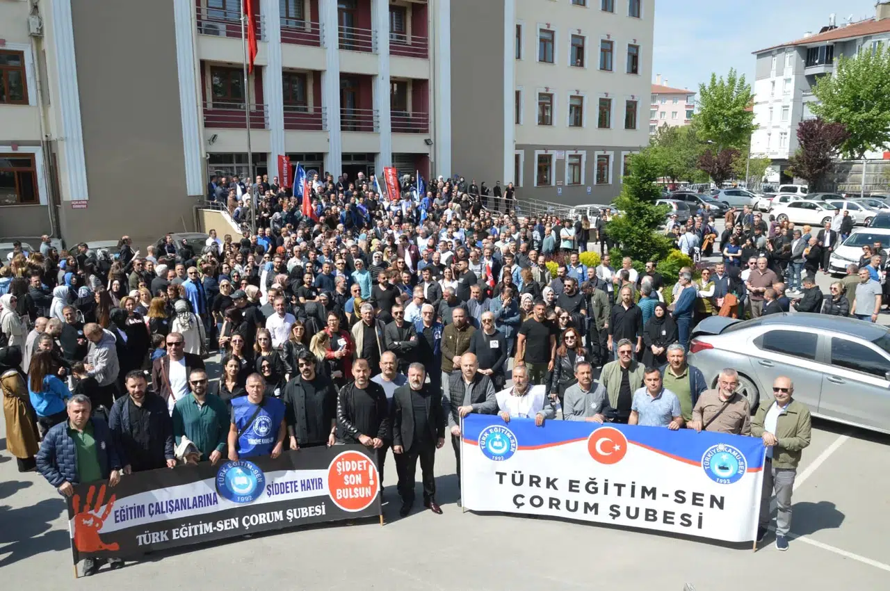 Eğitimde şiddete Çorum’dan Tepki!