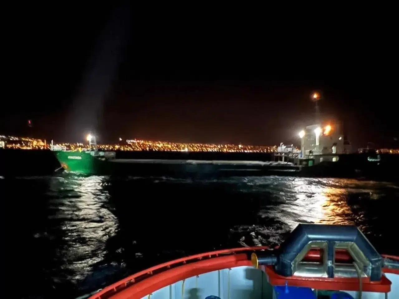 Çanakkale Boğazı’nda Genel Kargo Gemisi Makine Arızası Yaptı