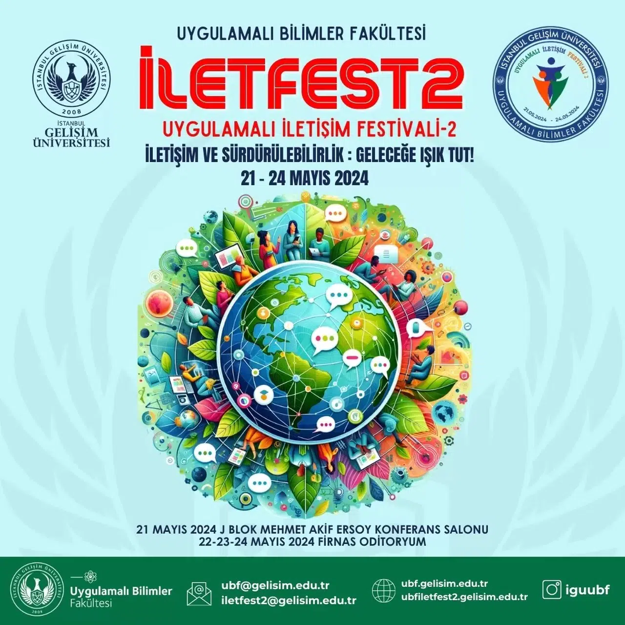 "İletişim ve Sürdürülebilirlik: Geleceğe Işık Tut" Temasıyla İletfest2 Gerçekleşecek